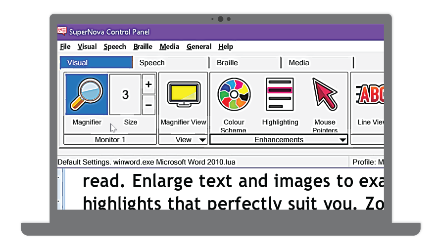 SuperNova Magnifier - Magnification for your computer