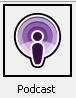 The Podcast button on the SuperNova control panel