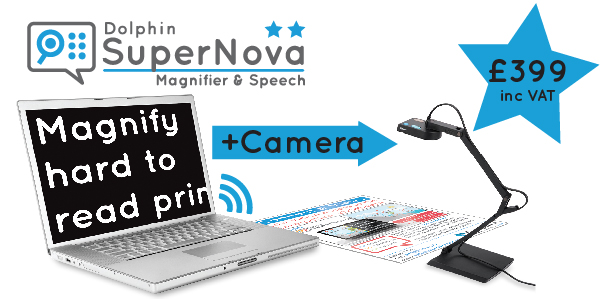 SuperNova Magnifier & Speech + camera £399 inc VAT