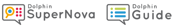 SuperNova logo on left and SuperNova Guide logo on right