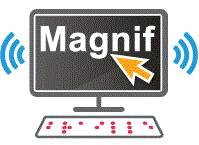Logo for Magnification for people with low vision