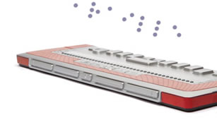 Image of a braille display